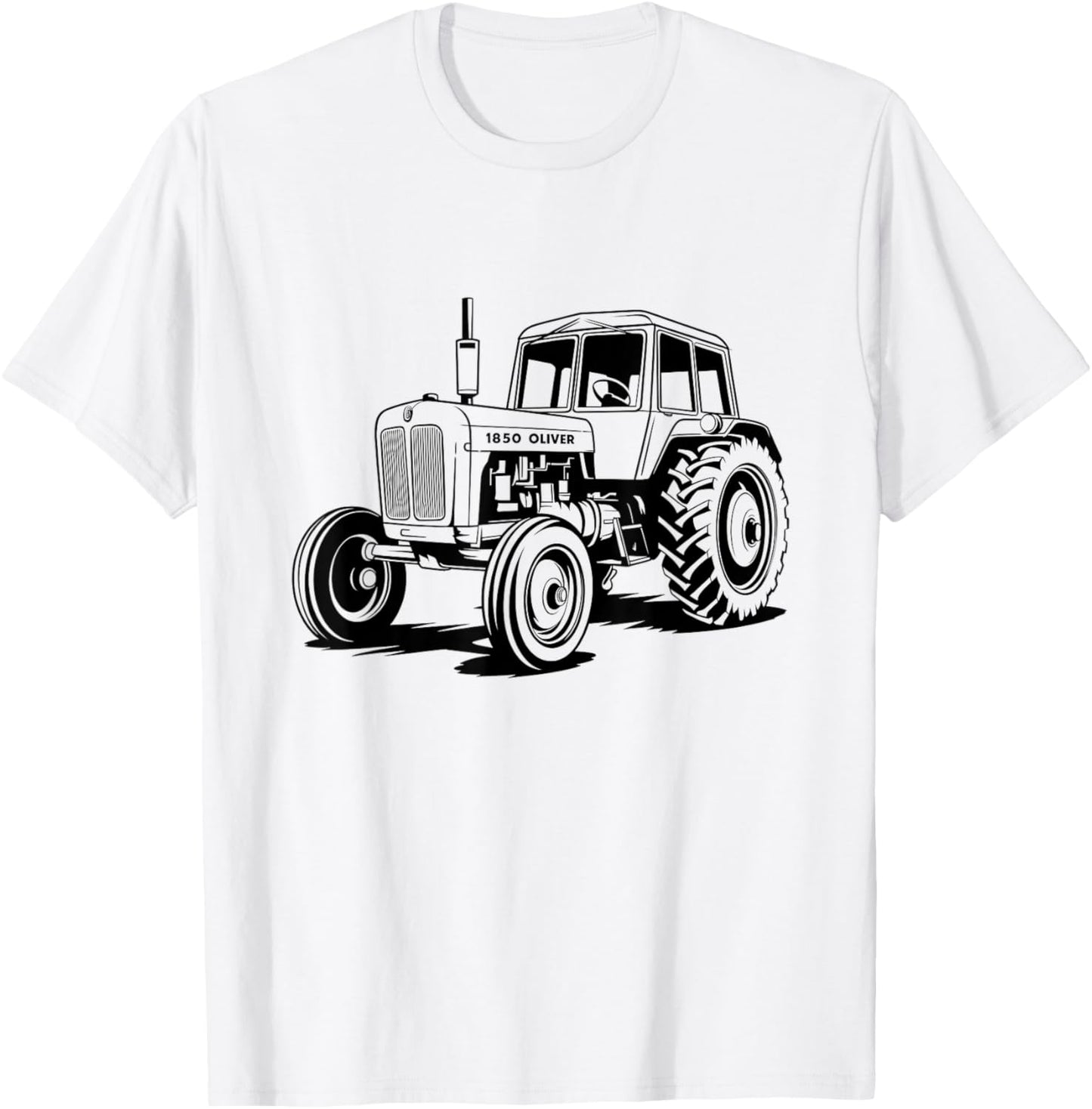 Classic Oliver Vintage Tractor Design for Farm Lovers T-Shirt - T-Shirt | White