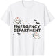ER Emergency Ghost Nurse Halloween Costume Shirt T-Shirt - T-Shirt | White