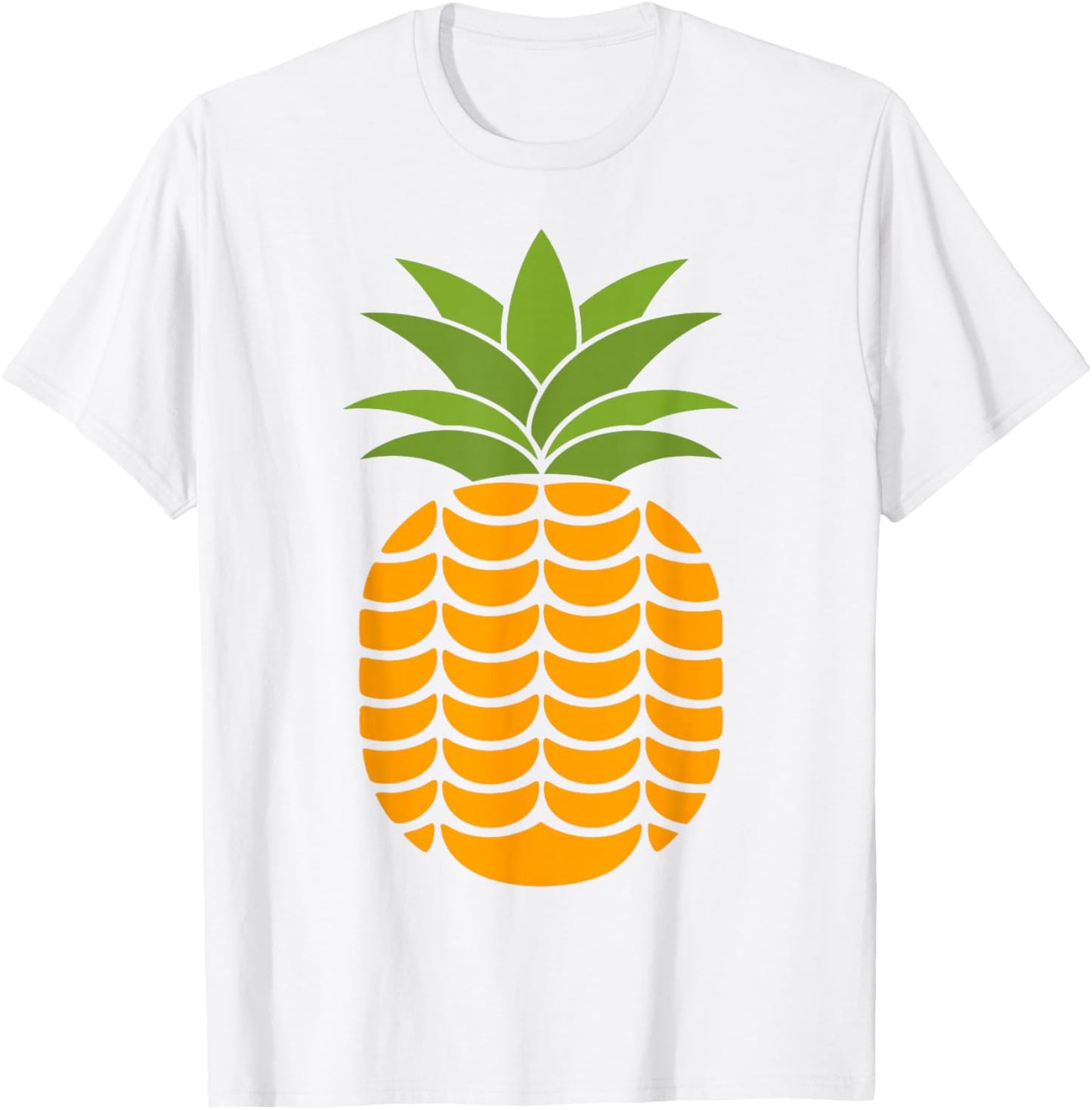 Pineapple Shirt Adult Children Men Women Pineapple Costume T-Shirt - T-Shirt | White