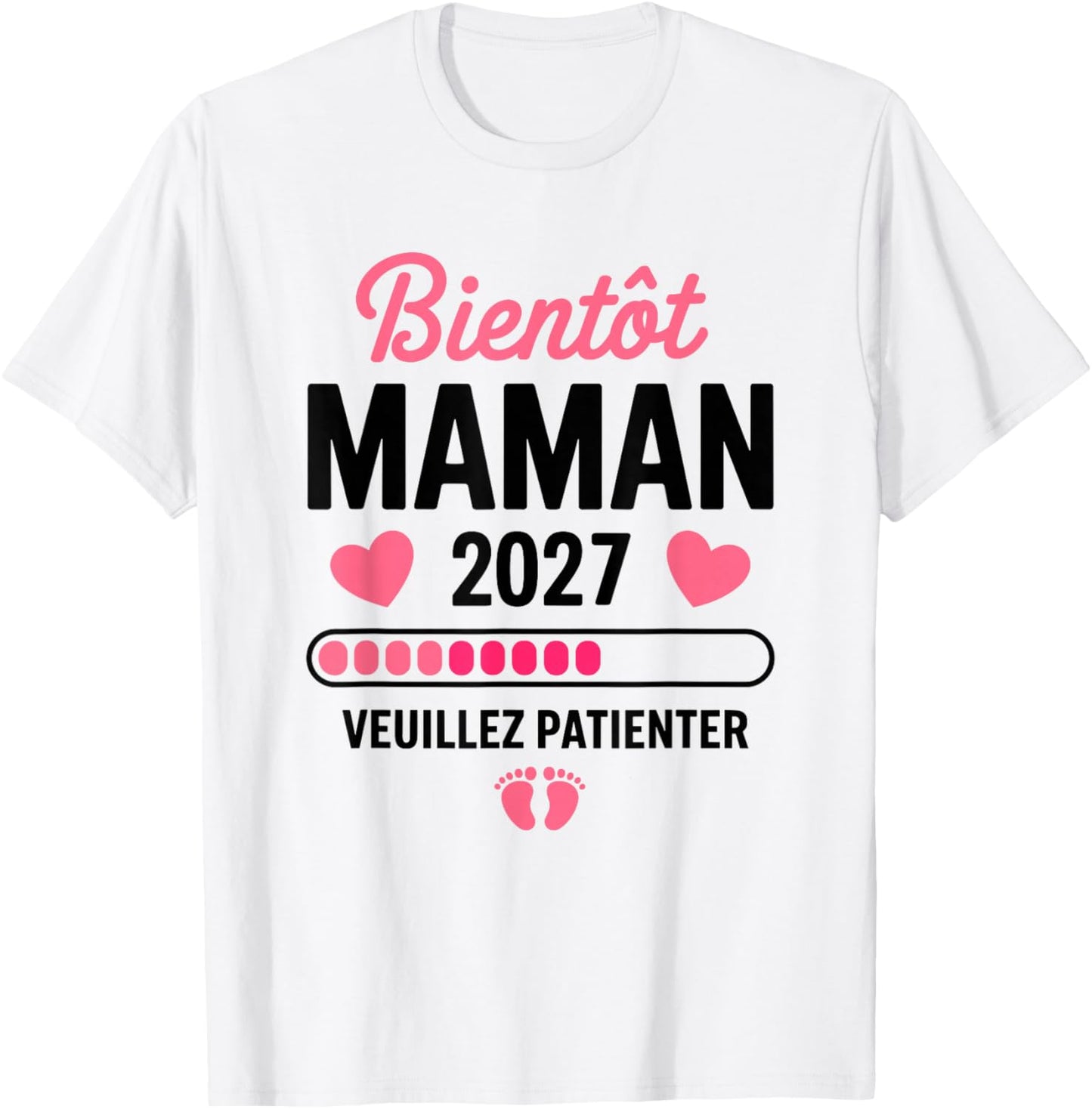 Future Maman 2027 Shirt Femme Enceinte T-Shirt - T-Shirt | White