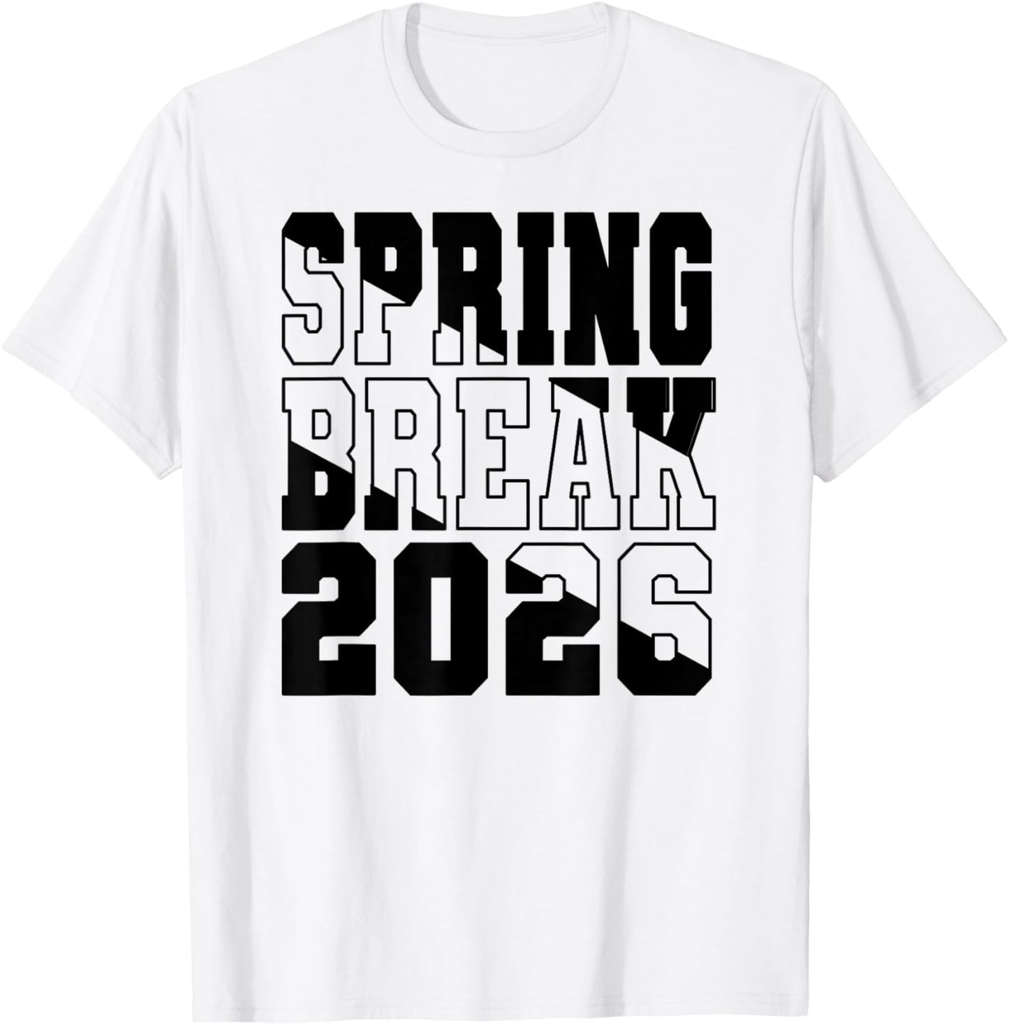 Spring Break 2026 Memorabilia T-Shirt - T-Shirt | White