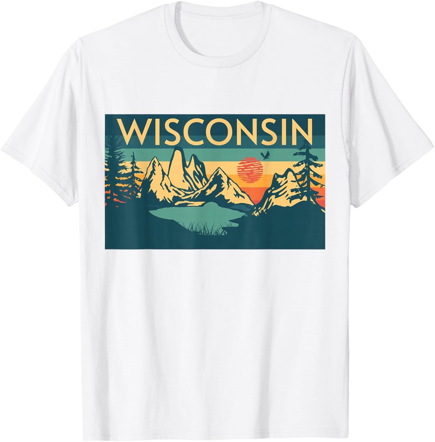 Wisconsin T-Shirt - T-Shirt | White