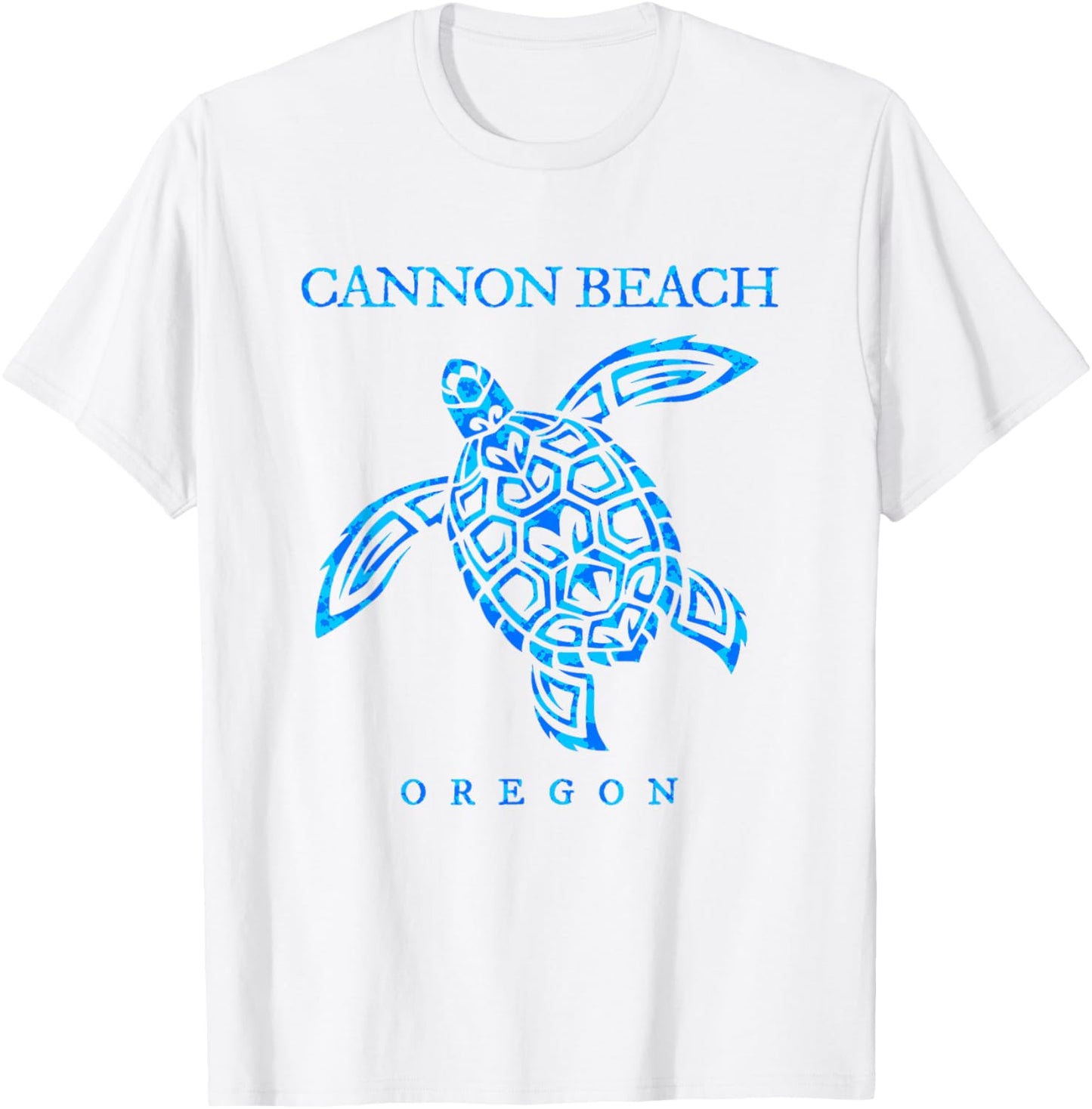Cannon Beach Oregon Sea Turtle Boys Girls Souvenir T-Shirt - T-Shirt | White