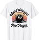 Funny Billiards World’s Okayest Pool Player T-Shirt - T-Shirt | White