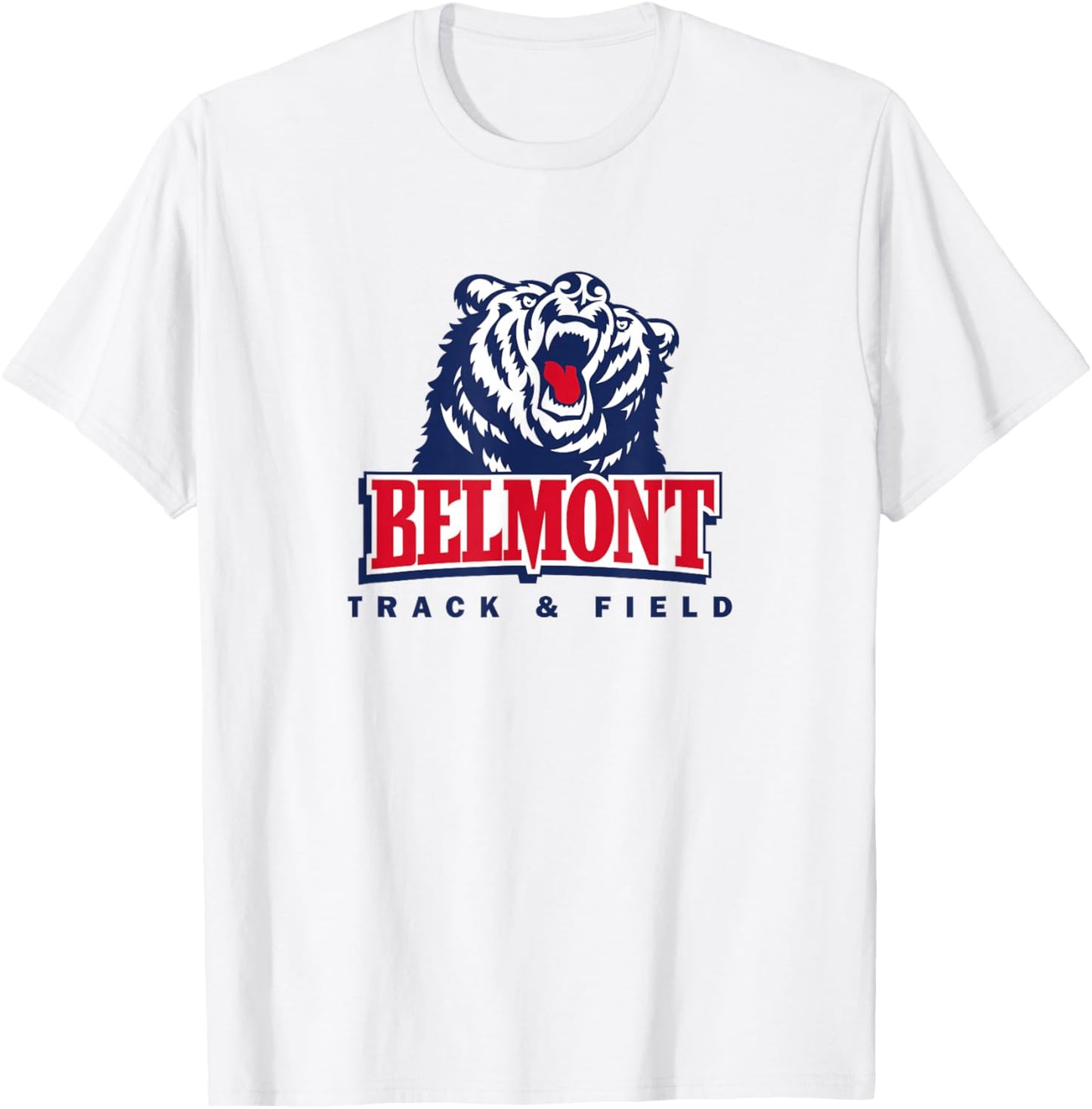 Belmont University Bruins Track & Field NCAA BU37 T-Shirt - T-Shirt | White
