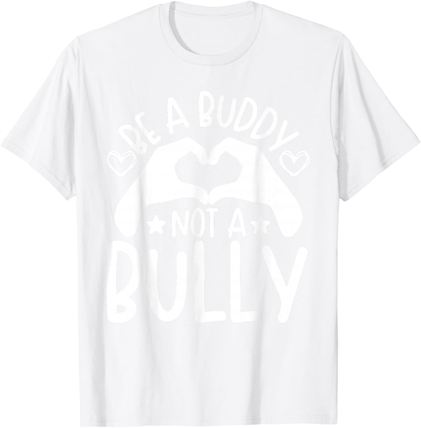 Be A Buddy Not A Bully Unity Day Orange Anti Bullying Kids T-Shirt - T-Shirt | White