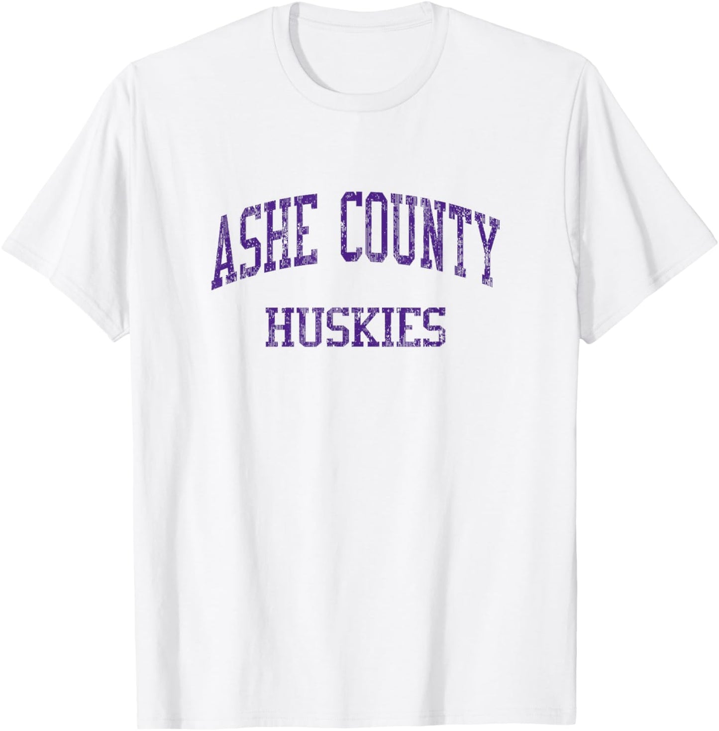 Ashe County High School HS West Jefferson NC Vintage Sports T-Shirt - T-Shirt | White