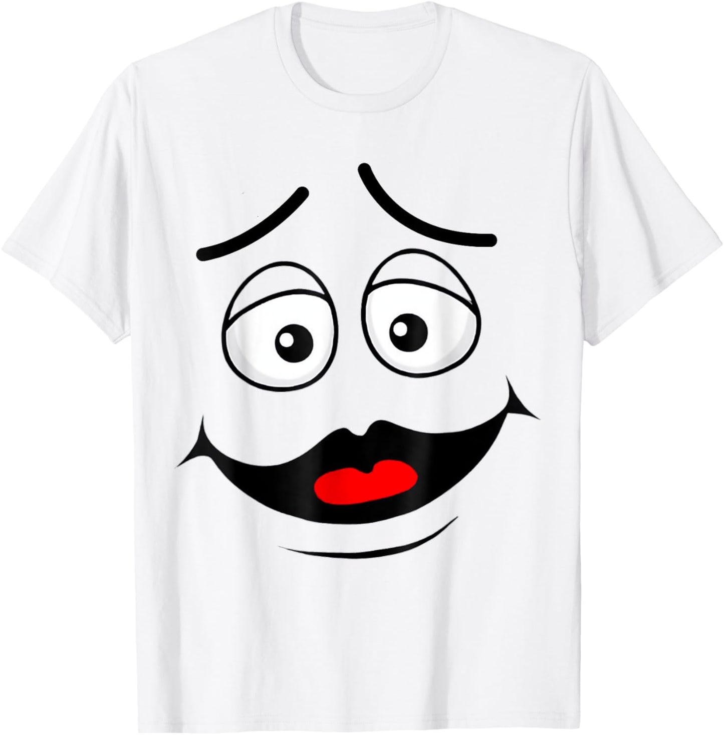 Funny Grimace Face For Halloween Costume T-Shirt - T-Shirt | White