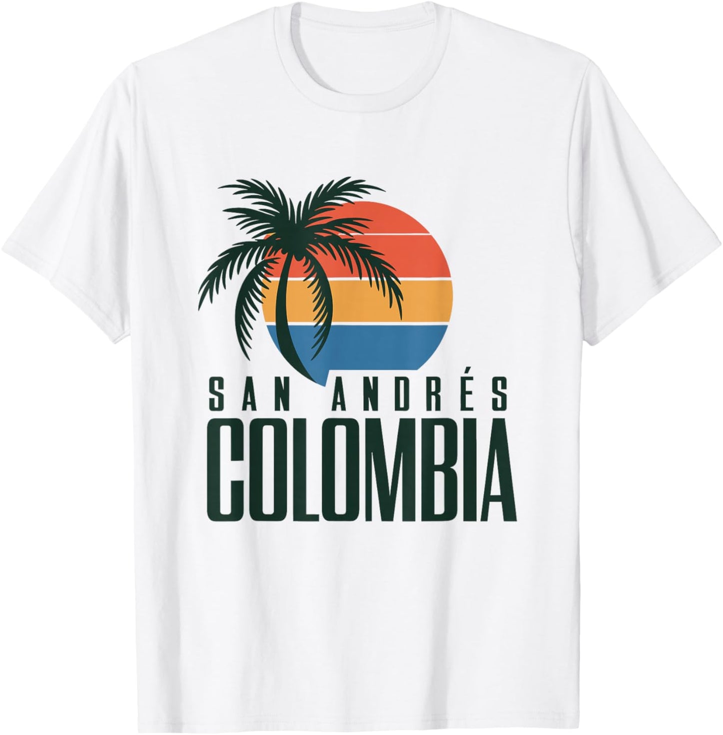 San Andres Colombia T-Shirt - T-Shirt | White