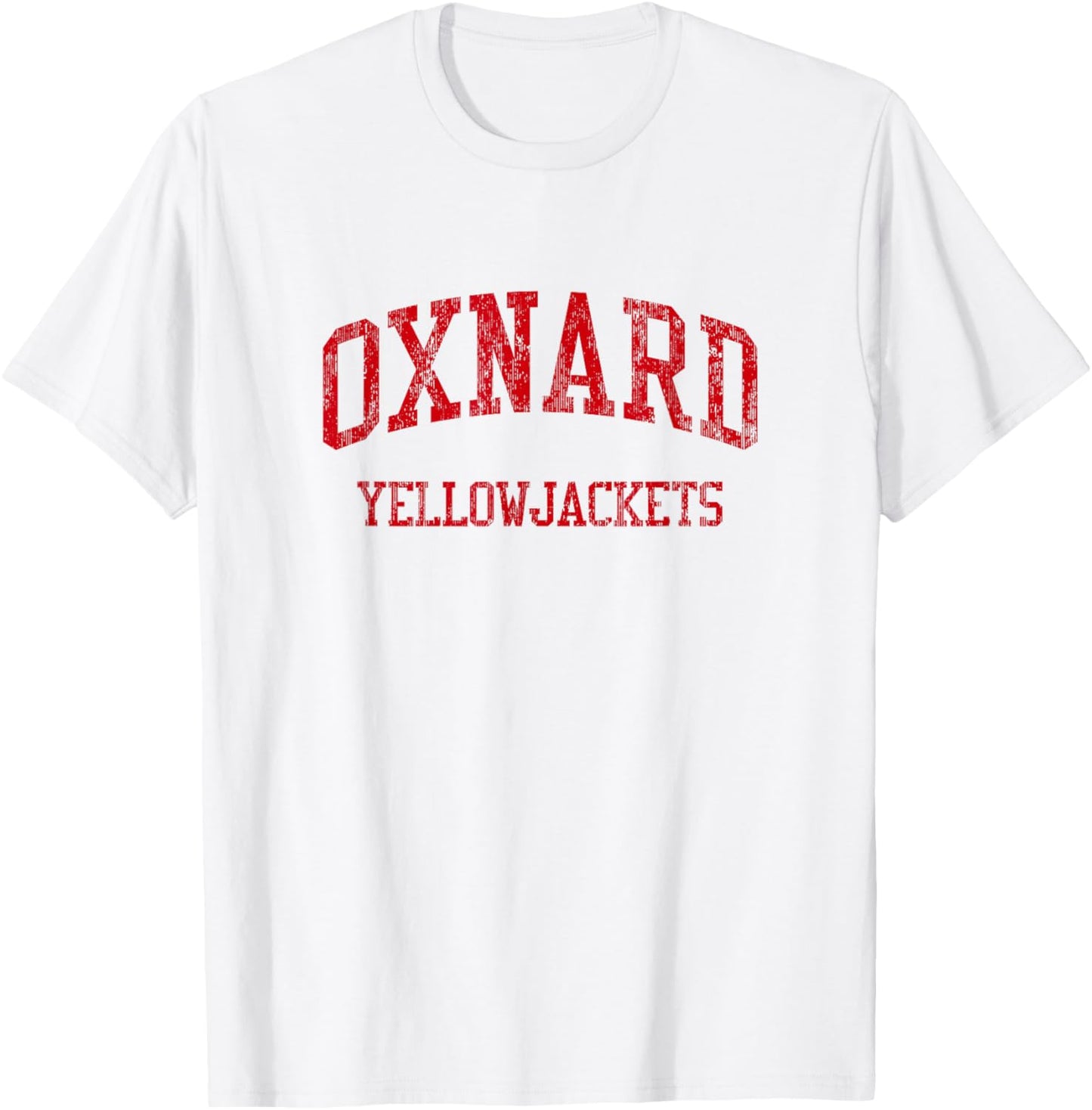 Oxnard High School HS Oxnard CA Vintage Sports T-Shirt - T-Shirt | White