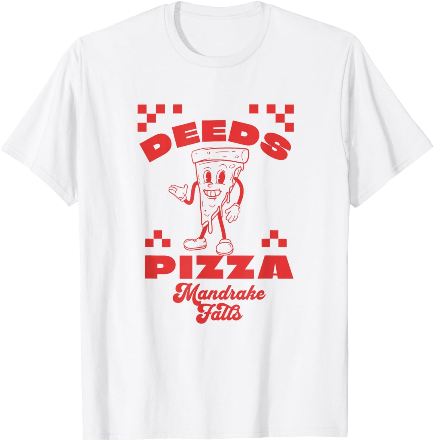 Deeds Pizza - Mandrake Falls T-Shirt - T-Shirt | White