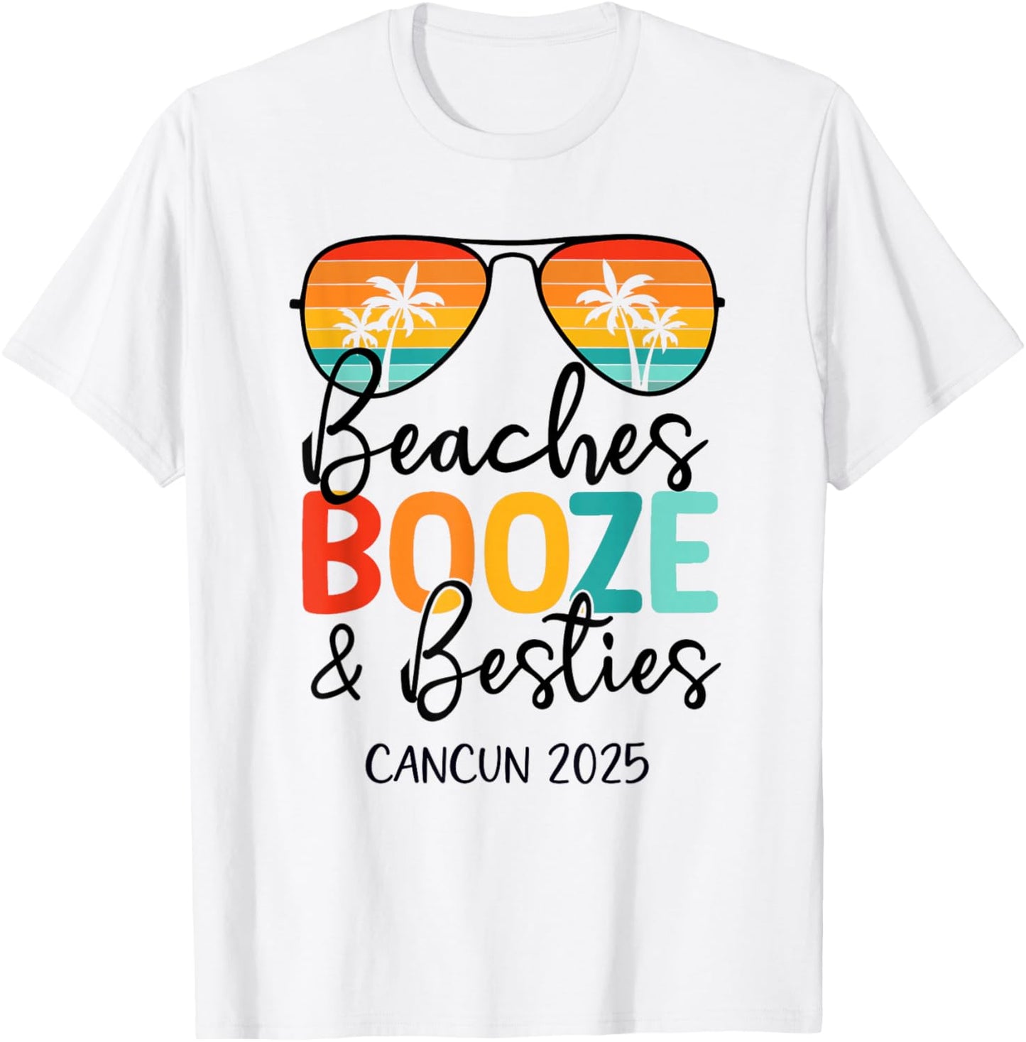 Girls Trip 2025 Cancun Mexico Weekend Summer Vacation T-Shirt - T-Shirt | White