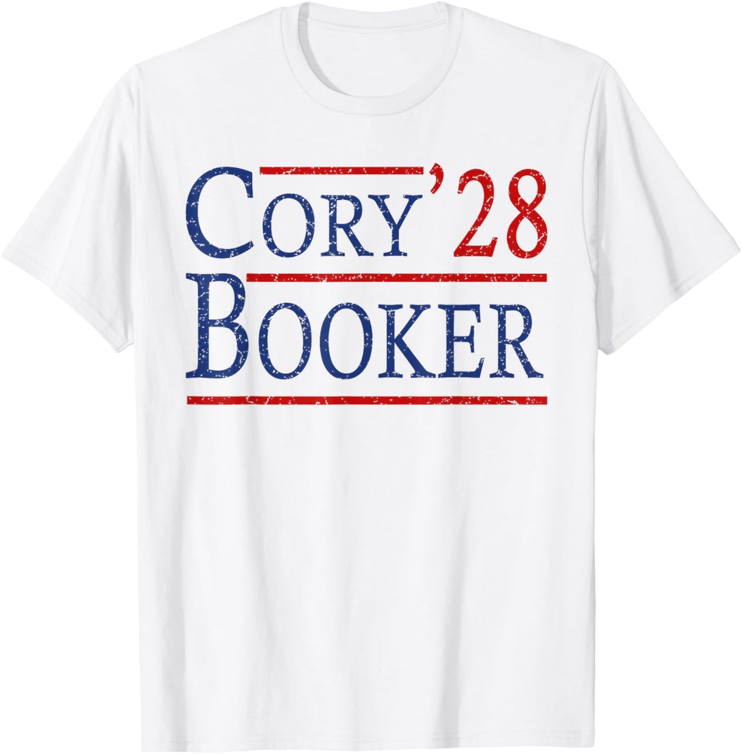 Cory Booker For President 2028, Cool Cory'28 Booker T-Shirt - T-Shirt | White