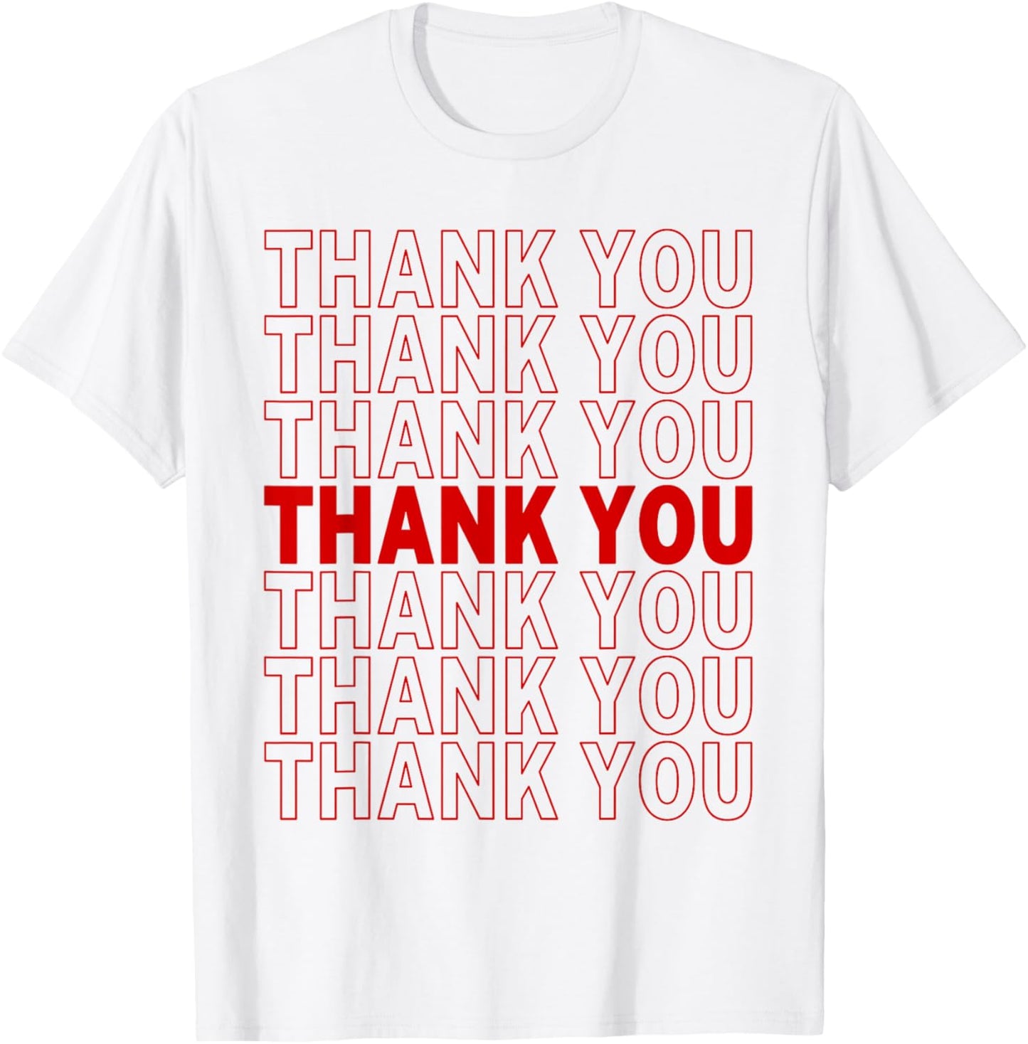 Thank You Bag "Thank You" T-Shirt - T-Shirt | White