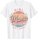 Girl Mama Est 2026 Floral Pregnancy Announcement Mom T-Shirt - T-Shirt | White