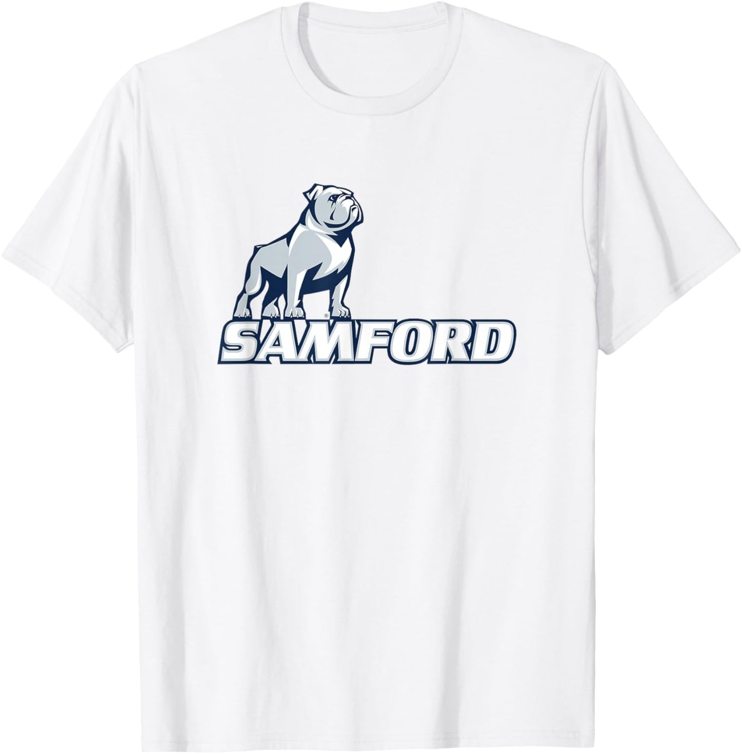 Samford Bulldogs | Official NCAA University Merch | PPSAM01 T-Shirt - T-Shirt | White