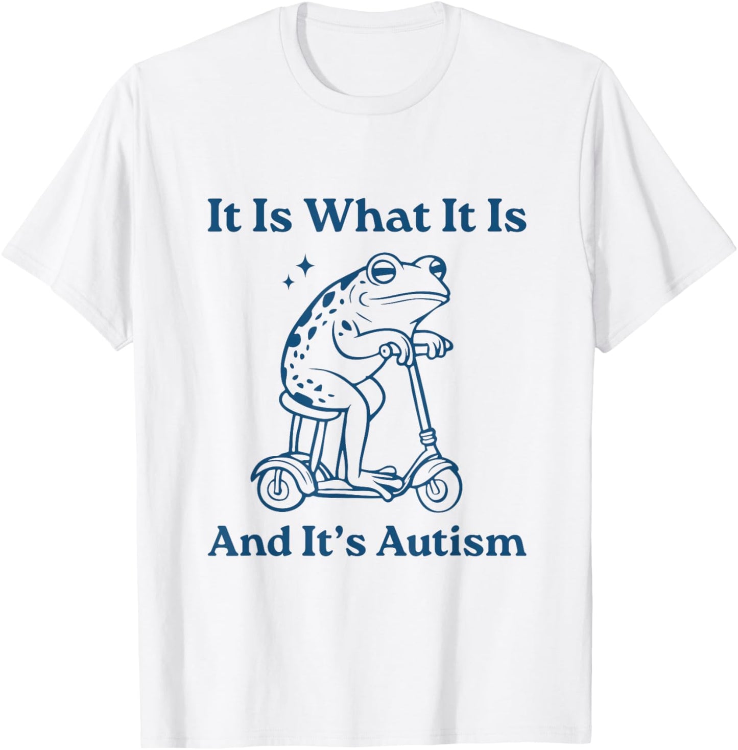 It Is What It Is And It's Autism Retro Autism Awareness T-Shirt - T-Shirt | White