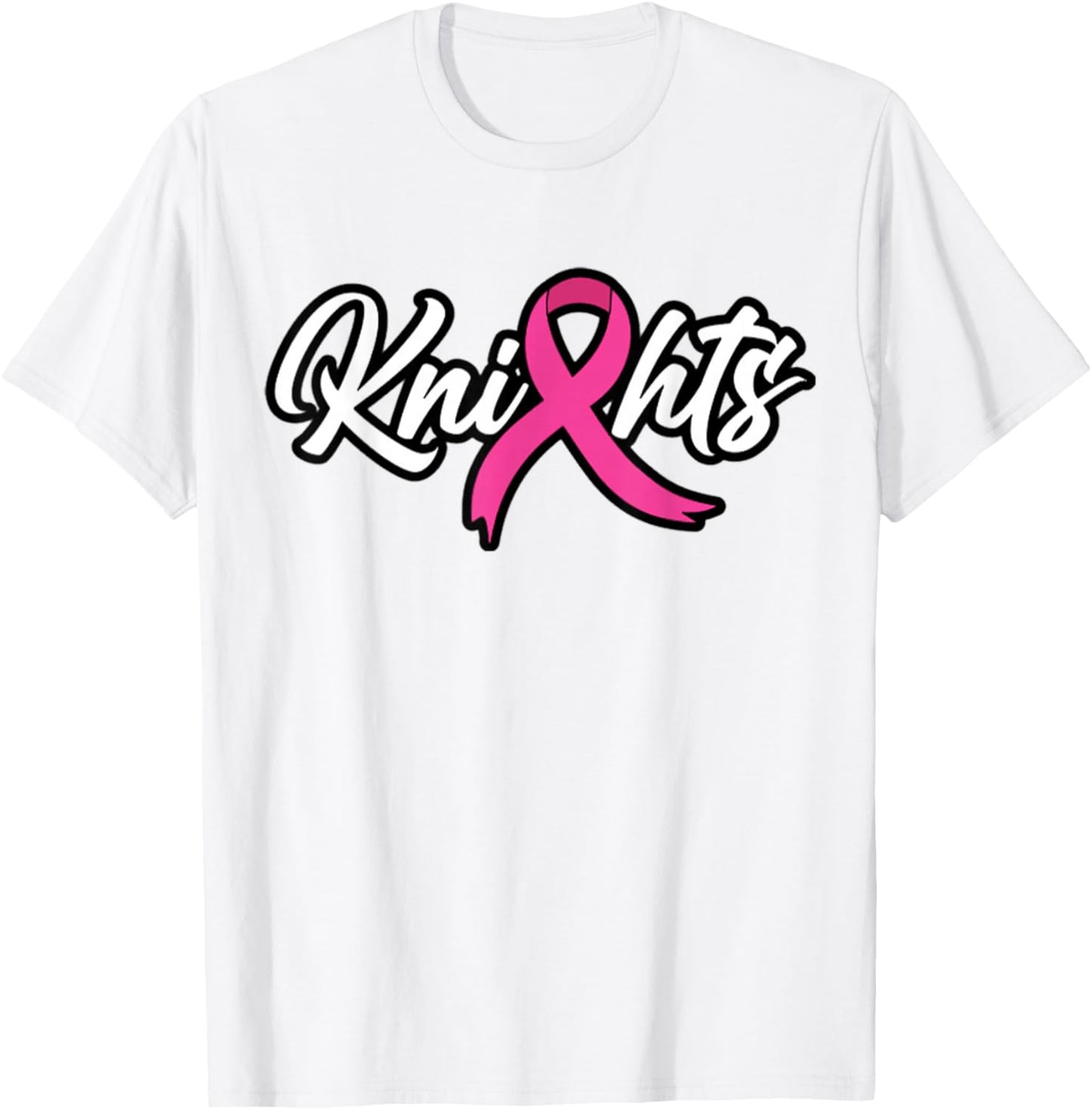 VCS Knights Breast Cancer Awareness T-Shirt - T-Shirt | White