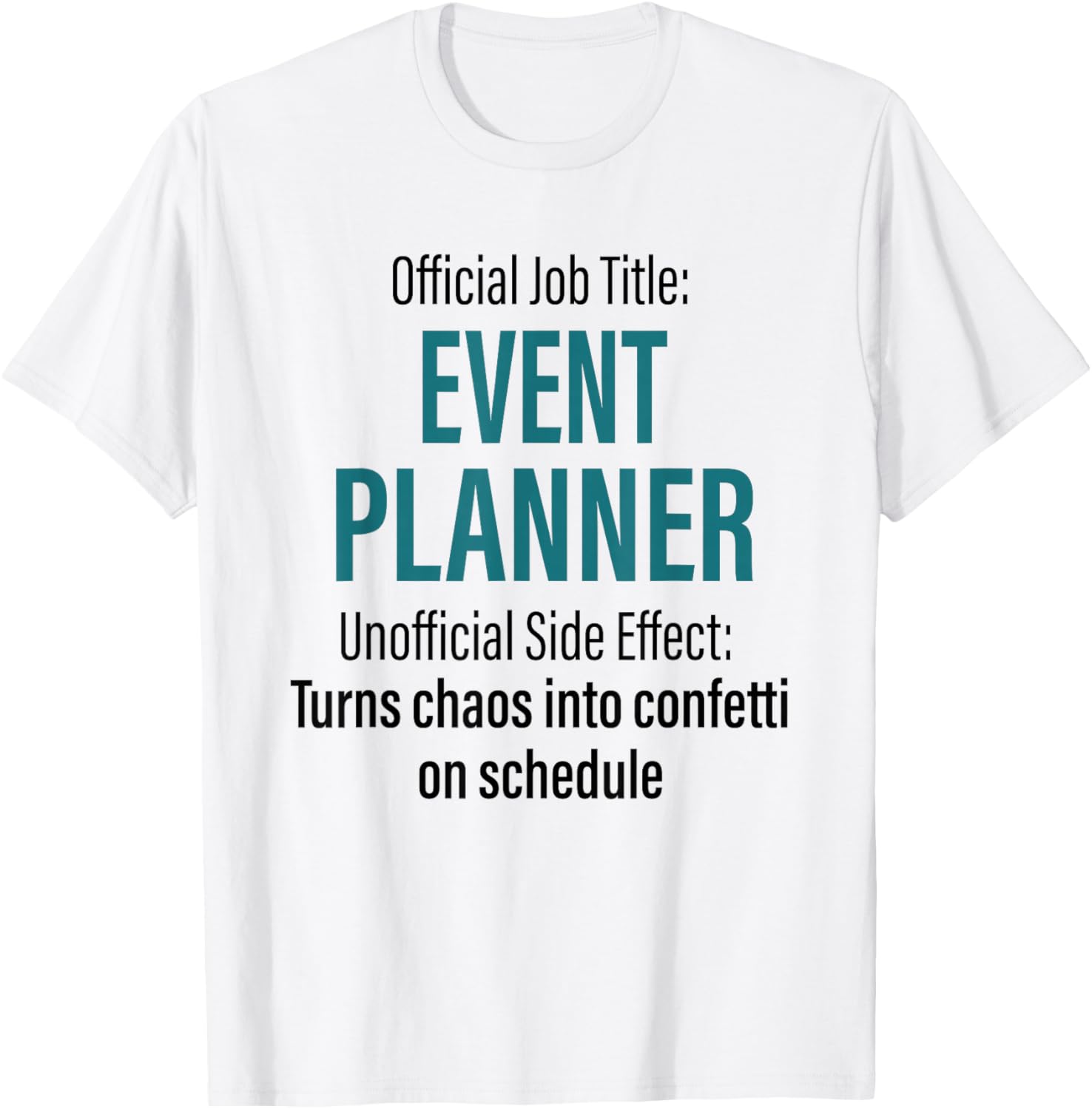 Funny Event Planner Definition Party Planning Coordinator T-Shirt - T-Shirt | White