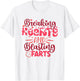 Breaking Hearts and Blasting Farts Funny Valentine Saying T-Shirt - T-Shirt | White