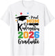 Proud Mom of A Kindergarten Class of 2026 Graduate Grad T-Shirt - T-Shirt | White
