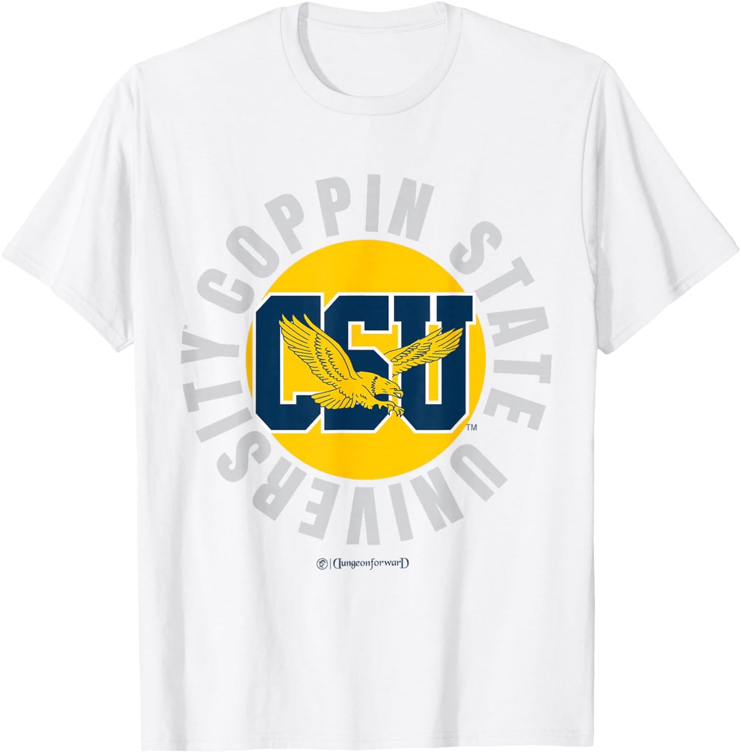 The Yard Essentials - Coppin State University - Circle HBCU T-Shirt - T-Shirt | White