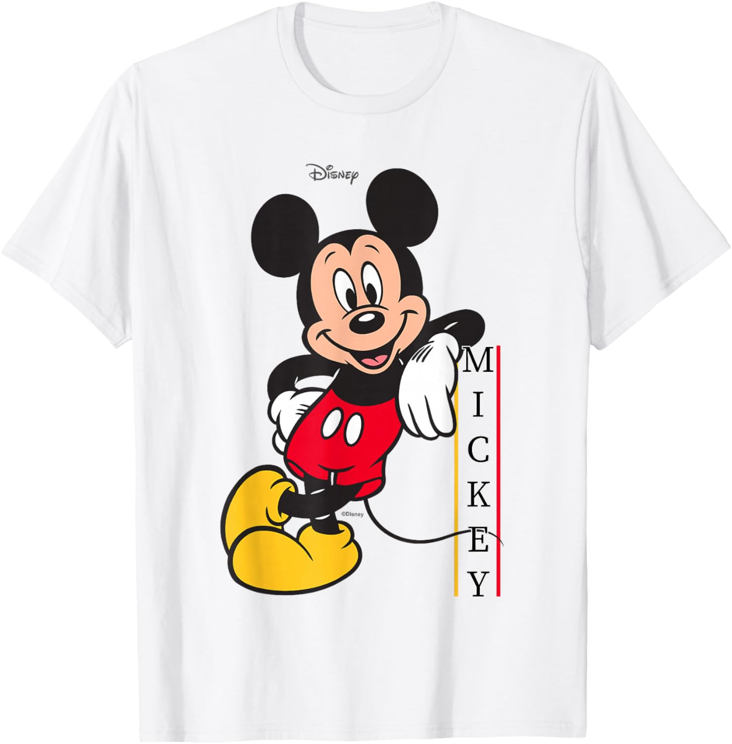 Disney Mickey and Friends Classic Standing Pose T-Shirt - T-Shirt | White