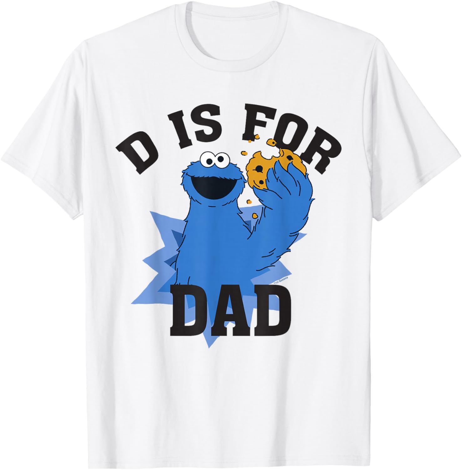 Sesame Street Father's Day D is for Dad T-Shirt - T-Shirt | White