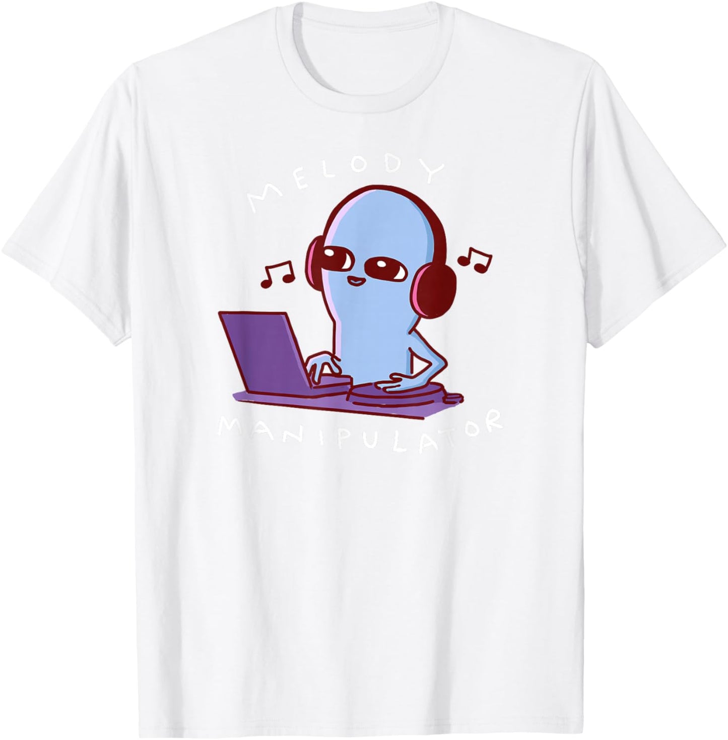 Threadless Nathan W. Pyle Melody Manipulator Graphic T-Shirt - T-Shirt | White