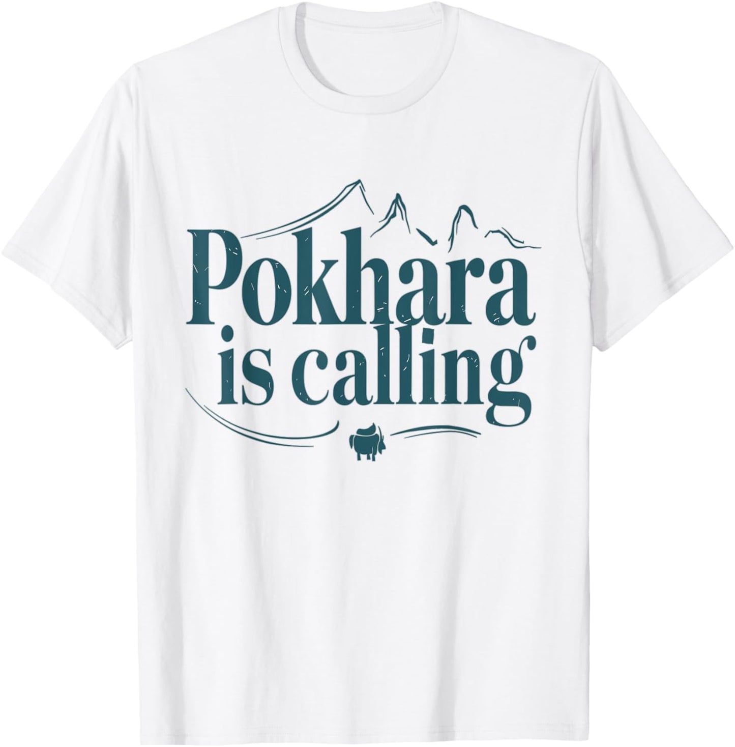 Annapurna Hiking Retro Nepal Pokhara T-Shirt - T-Shirt | White