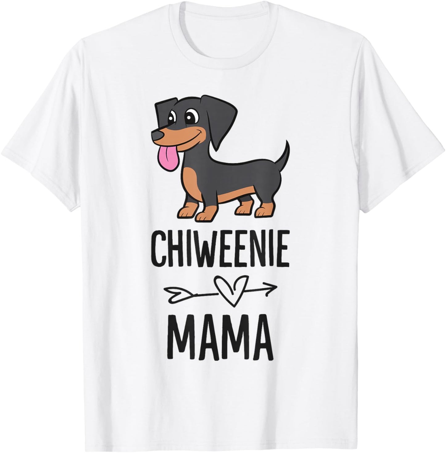 Chiweenie Mama Cute Chiweenie Dog T-Shirt - T-Shirt | White
