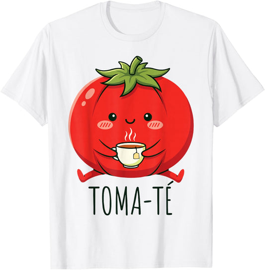Funny Teacher Tomato Kawaii School Teacher Spanish T-Shirt - T-Shirt | White
