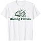 Rolling Fatties Cat Funny Cute Cat Lover Kitten Owner Kitty Women T-Shirt - T-Shirt | White