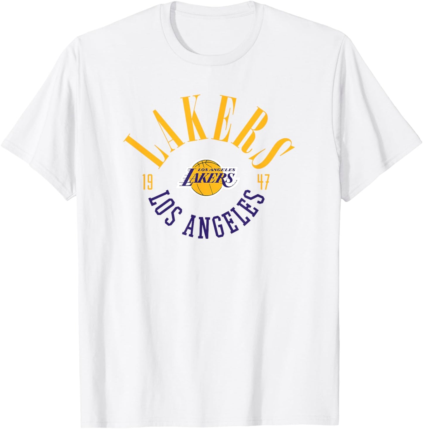 Official NBA Los Angeles Lakers Range T-Shirt - T-Shirt | White