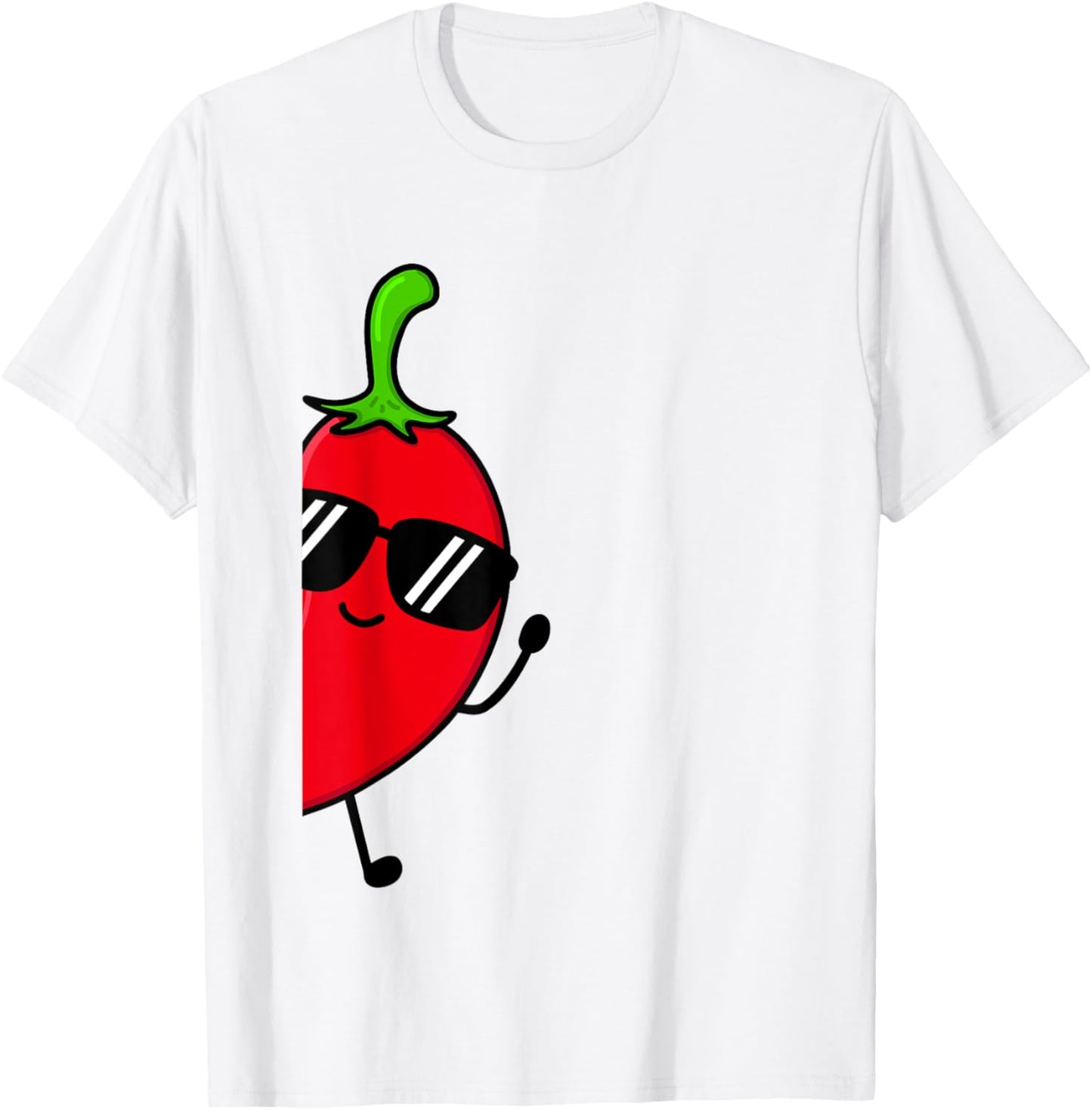 Kids Chili Shirt For Boys Or Girls | Cute Chili Gift T-Shirt - T-Shirt | White