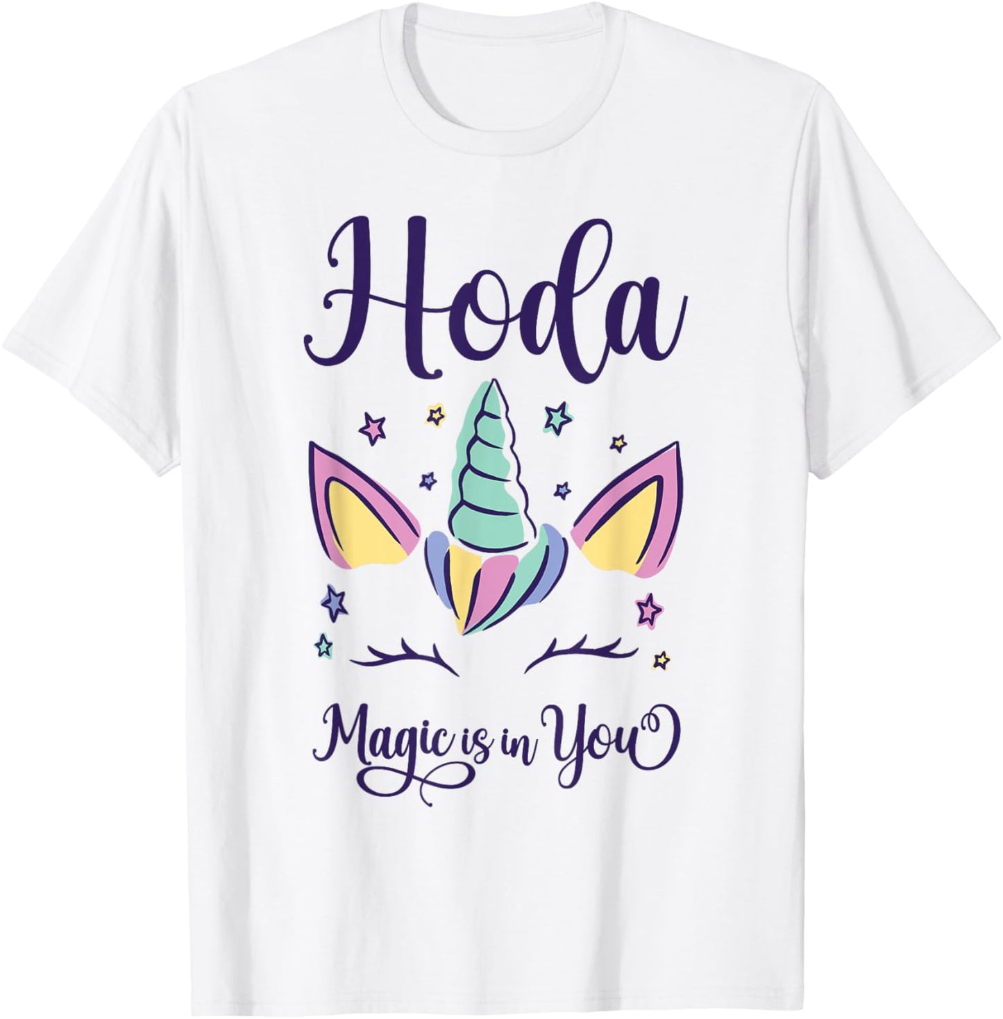 First Name Hoda Personalized Hoda T-Shirt - T-Shirt | White