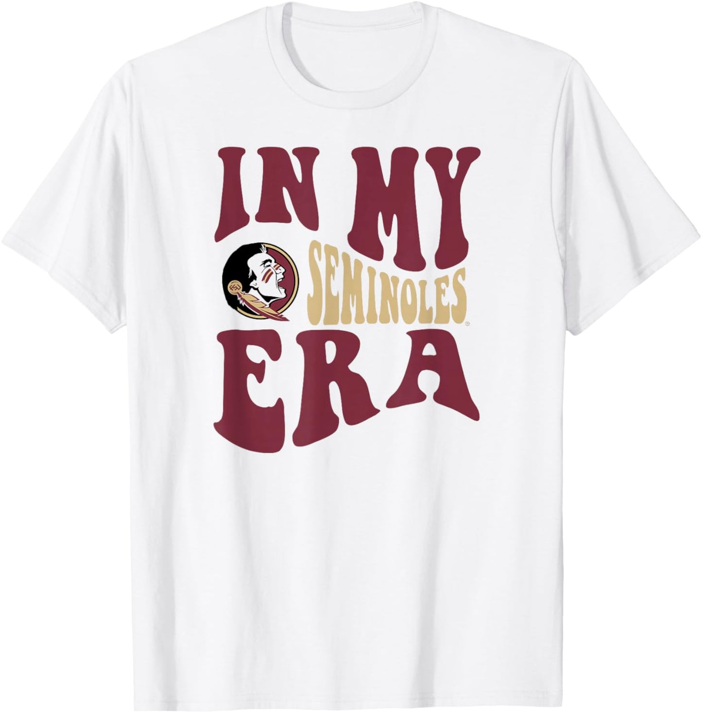Florida State Seminoles Era White Officially Licensed T-Shirt - T-Shirt | White