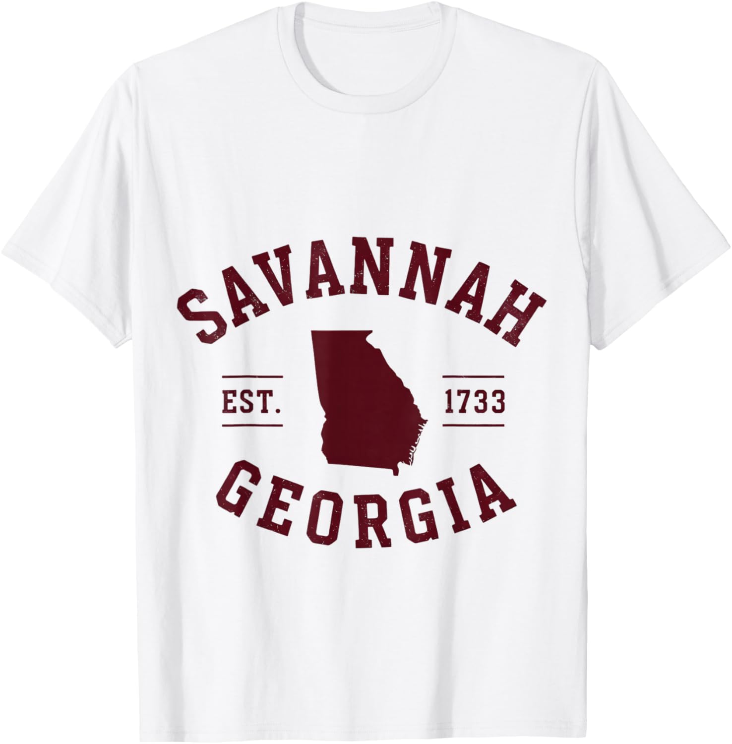 Savannah Georgia Est 1733 Vintage City T-Shirt - T-Shirt | White