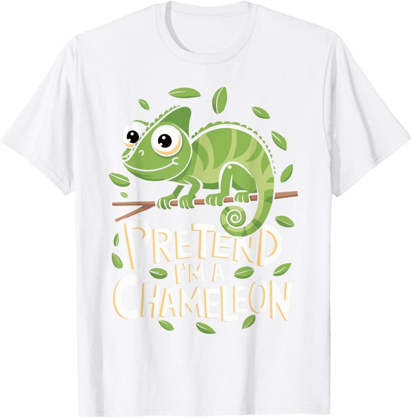 Pretend I'm A Chameleon T-Shirt - T-Shirt | White