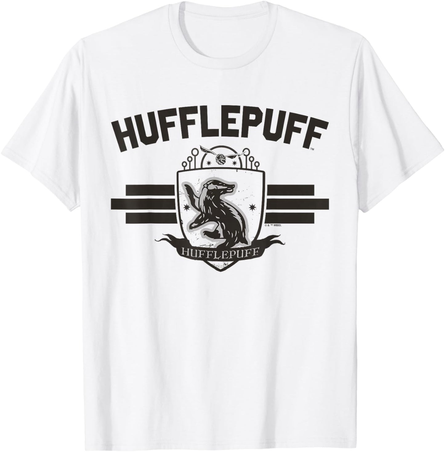 Harry Potter Hufflepuff Quidditch Bar T-Shirt - T-Shirt | White