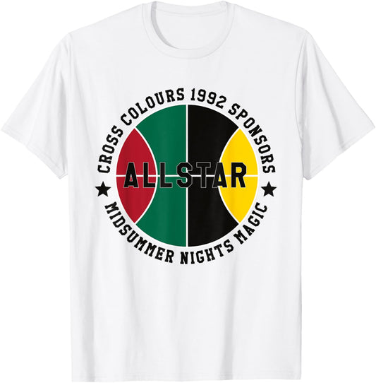 All State Basketball Magic | 1990's Vintage Retro Graphic T-Shirt - T-Shirt | White