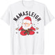 Santa Namasleigh Funny Santa Namaste Christmas Santa Yoga T-Shirt - T-Shirt | White