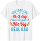 Patriotic Retro You Look Like the 4th of July Hot Dog T-Shirt - T-Shirt | White