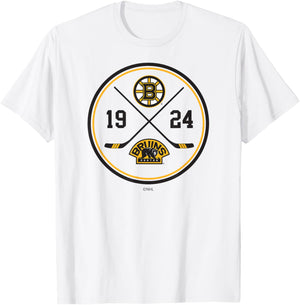 Boston Bruins Prize Gray Officially Licensed T-Shirt - T-Shirt | White