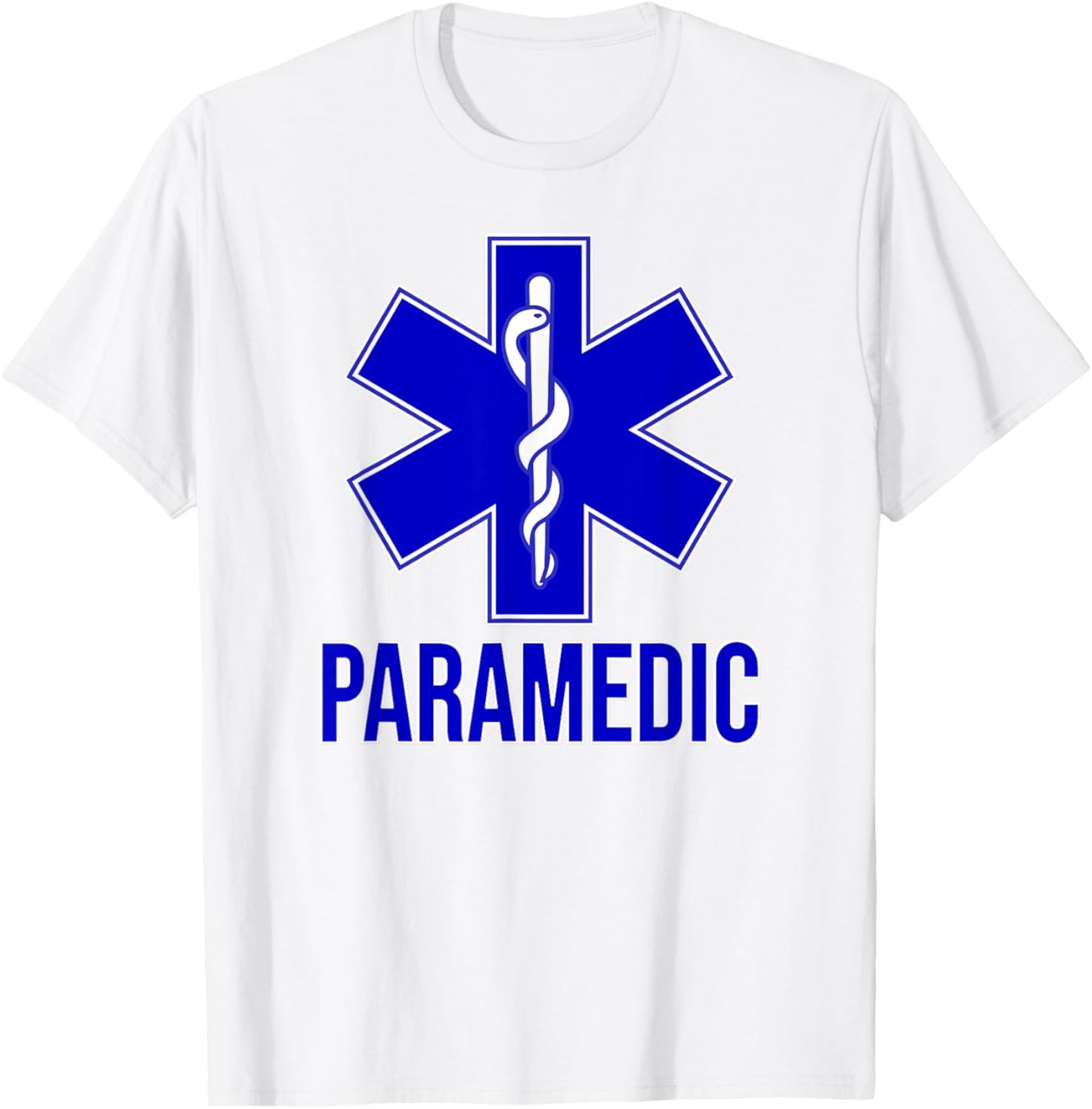 Paramedic Star of Life Emt Ems Ambulance Uniform Costume T-Shirt - T-Shirt | White
