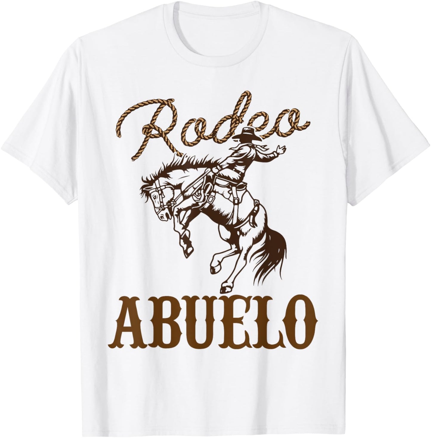 Abuelo Birthday Cowboy Cowgirl Western Rodeo Grandpa Party T-Shirt - T-Shirt | White