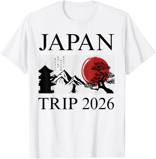 Voyage au Japon 2026 et Vacances à Tokyo Assortis T-Shirt - T-Shirt | White