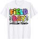 Field Day Yellow Team Funny For Teacher Kids Field Day Games T-Shirt - T-Shirt | White