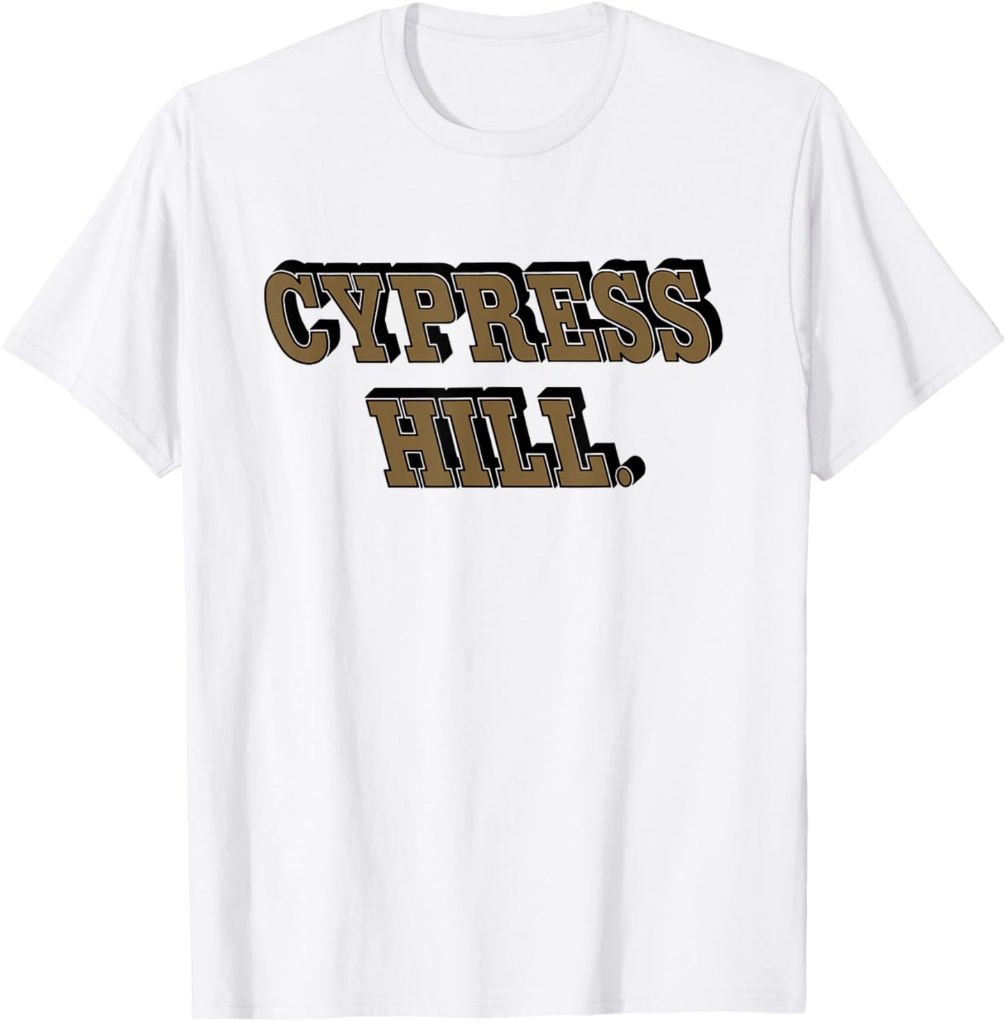 Cypress Hill Slanted Spell Out T-Shirt - T-Shirt | White