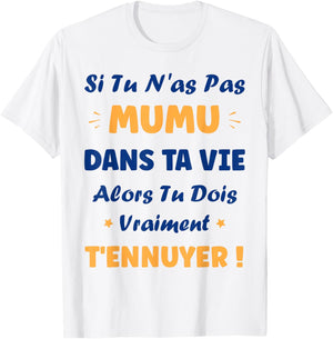 Funny Boy Si Pas mumu First Name Funny Humor mumu T-Shirt - T-Shirt | White